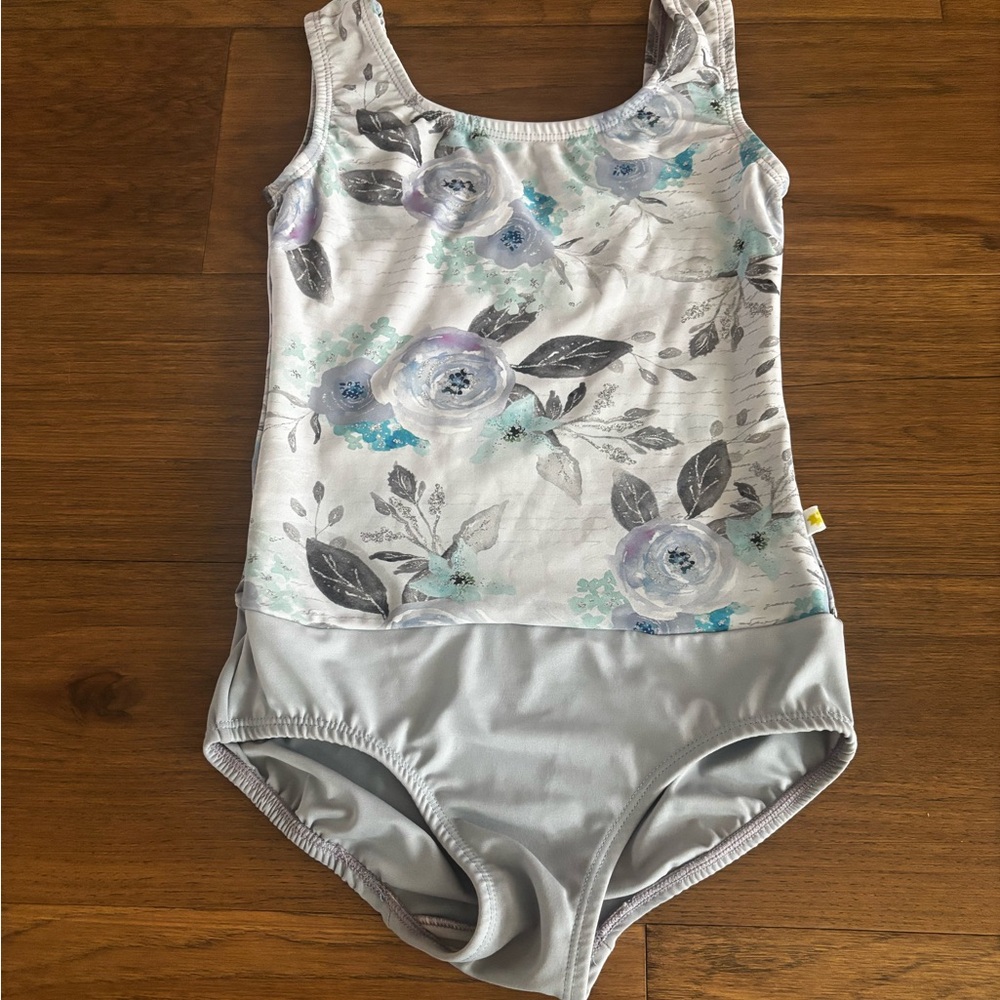 Floral ballet leotard